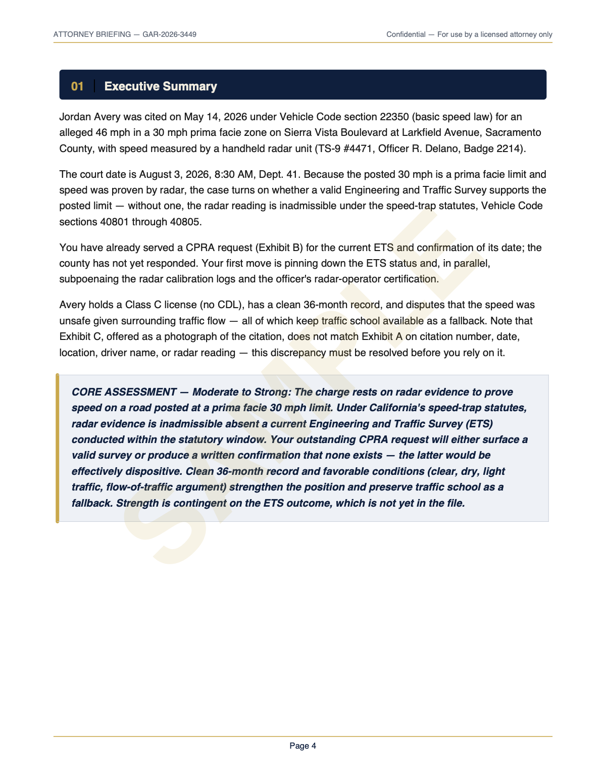 Executive summary